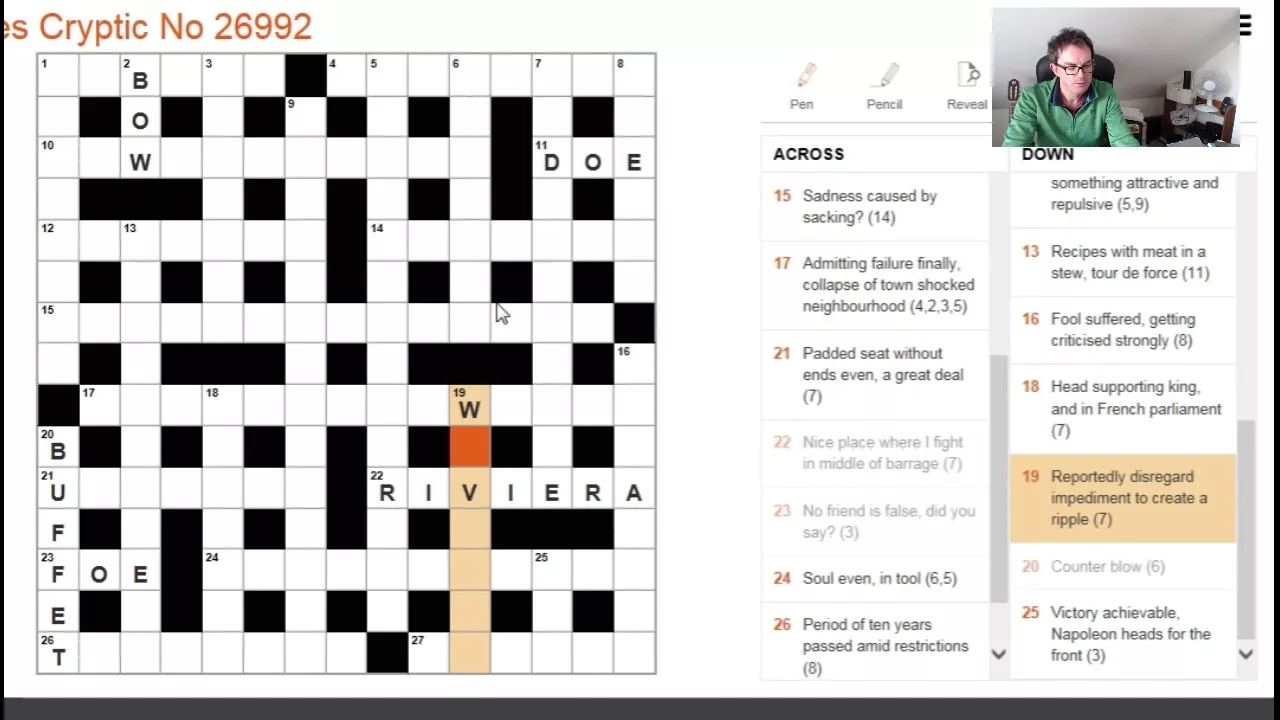 The Times crossword:  Are my ears deceiving me? 22 March 2018
