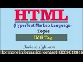 Basic HTML Practical IMG TAG Full Tutorial for beginners in Hindi