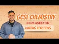 GCSE Chemistry Exam Question Limiting Reactions