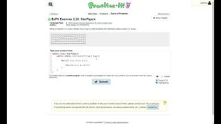 Exercise 2 20 StarFigure Java Tutorial Practice-It