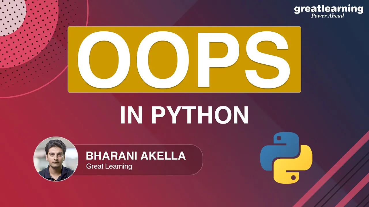 Python Oops Concept | Object Oriented Programming Python | Great Learning