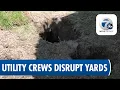 Macomb Township residents frustrated by utility crews leaving yards torn up