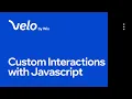 How to Add Custom Interactions with JavaScript Velo by Wix