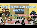 Total drama love square reacts to Gwen and Courtney s friendship Final part