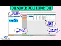 SQL Server Table Editor Manager Tool Visual Studio