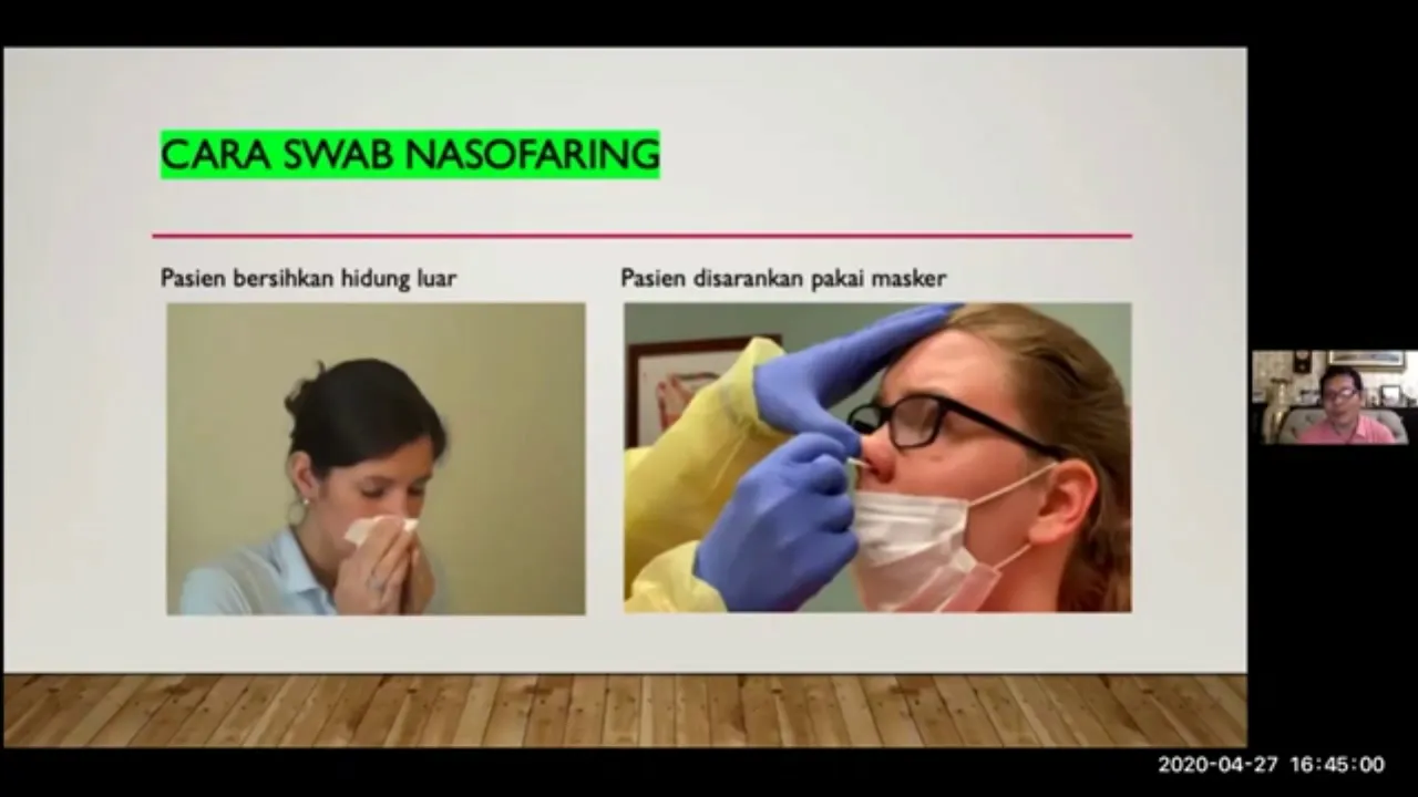 Tutorial Swab Orofaring untuk Pasien Covid-19 (Swab test for covid). 