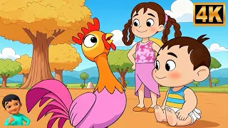 Kukdoo Koo Song, कुकडू कू, Bandar Mama Bane Police, Hindi Rhyme For Kids