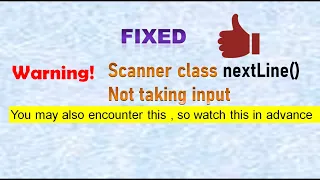 nextLine method not taking input JAVA Scanner class in Java ICSE Beginners COMPUTER WALLAH