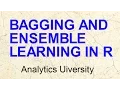 Bagging Ensemble Models Bootstrap aggregation Data Science in R