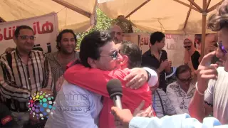 دوت مصر  مصطفي كامل  أقسم بالله لو فاز هاني شاكر أنا اللي هرفع إيده دندنها