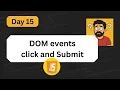 JavaScript Events - Click Submit Hover Double Click