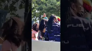 Jhene Aiko with her sister Mila J and dad Karamo Chilombo in LA out and about 2021