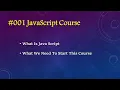 Learn Javascript in Arabic 2022 Introduction To Javascript and what we need t start this course