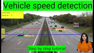 Vehicle Speed Detection with YOLOv8 Step-by-Step Tutorial