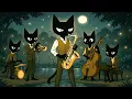 Download Lagu Black Cats Star Night 🎷| Deep Bass Jazz for Cozy Work \u0026 Relax