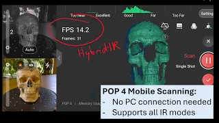 Revopoint POP4 Mobile Scanning without a PC tested