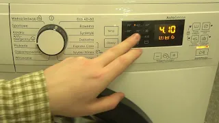 How to Start Anti Allergic Program on Electrolux TimeCare 500 Washing Machine