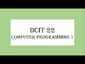 DCIT 22 9 24