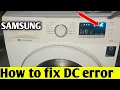 Samsung DC error code fix washing machine front load DC error fix