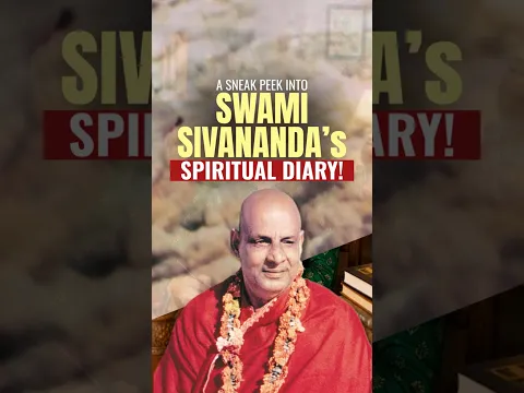 Swami Sivananda’s Spiritual Diary! | Transform Your Life Daily #SwamiSivananda #Spirituality #Shorts