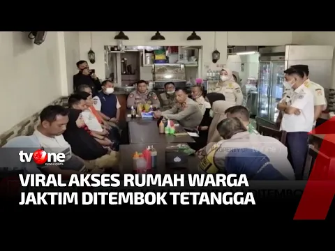 Lantaran Sakit Hati, Akses Jalan ke Rumah Ditembok Tetangga