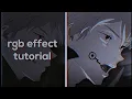 rgb effect After Effects tutorial