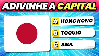 50 PERGUNTAS de GEOGRAFIA 🌎🤔🧠 Capitais de Países, Adivinhe a Bandeira e mais!