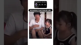 What is recursion recursive function be like