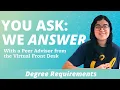 You Ask We Answer - EP2 L S Degree Requirements UC Berkeley