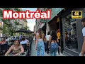 Montreal Amazing Downtown 4k Sunset Walking Tour