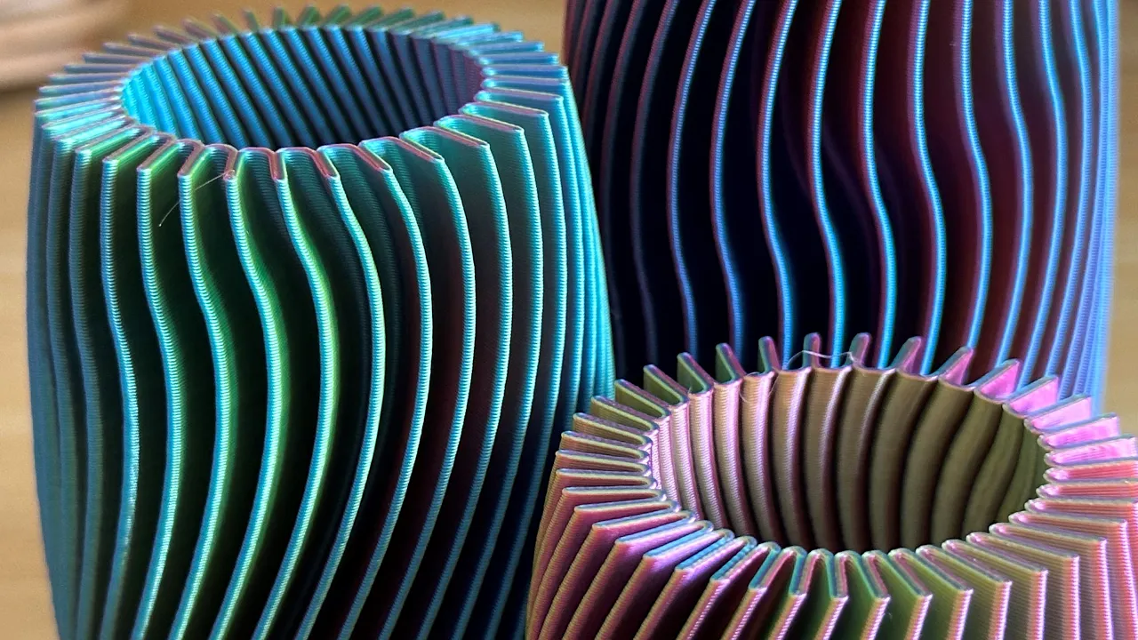 Radial Rib Vases