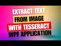 Extract text from images with Tesseract OCR on Windows OCR using Tesseract in C