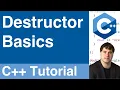 Destructor Basics C Tutorial