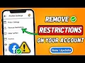 Hoe u accountbeperkingen op Facebook verwijdert (nieuwe methode)