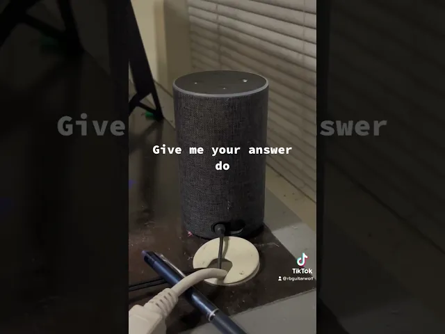Alexa sings “Daisy, Daisy” from 2001: A Space Odyssey.