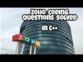 Zoho Pattern printing problem in C Zoho coding questions Marana Coder