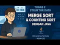 Implementasi Merge Sort Counting Sort Descending di Java Tugas Praktik MSIM4202 UT
