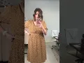Piper Scoot The Chilling Floral Button Dress in Mustard