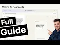 How to make AI Flashcards Full Tutorial