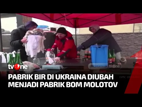 Pabrik Bir di Ukraina Banting Setir Jadi Pabrik Bom Molotov