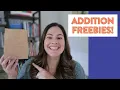 FREE and fun addition activities for first grade SIX addition freebies and activities
