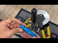 Prism pole level vial adjustment