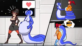 wait the snake woman saw me what was that im not dinner project glutt v0 8 5 gameplay 23