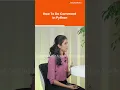 How do comment in Python