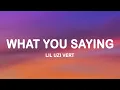 Lagu Lil Uzi Vert - What You Saying (Lyrics)