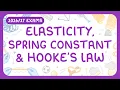 GCSE Physics - Elasticity Spring Constant Hooke s Law Force Extension Graphs exams