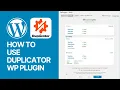 How To Use Duplicator FREE WordPress Plugin To Do a Website Backup