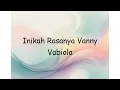 Download Lagu Inikah Rasanya Vanny Vabiola | Lyrics Video MP3