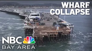 Santa Cruz Wharf collapse: Workers rescued, damage due to large swell