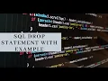 SQL DROP Statement with an example In Urdu Hindi - Learncodeweb